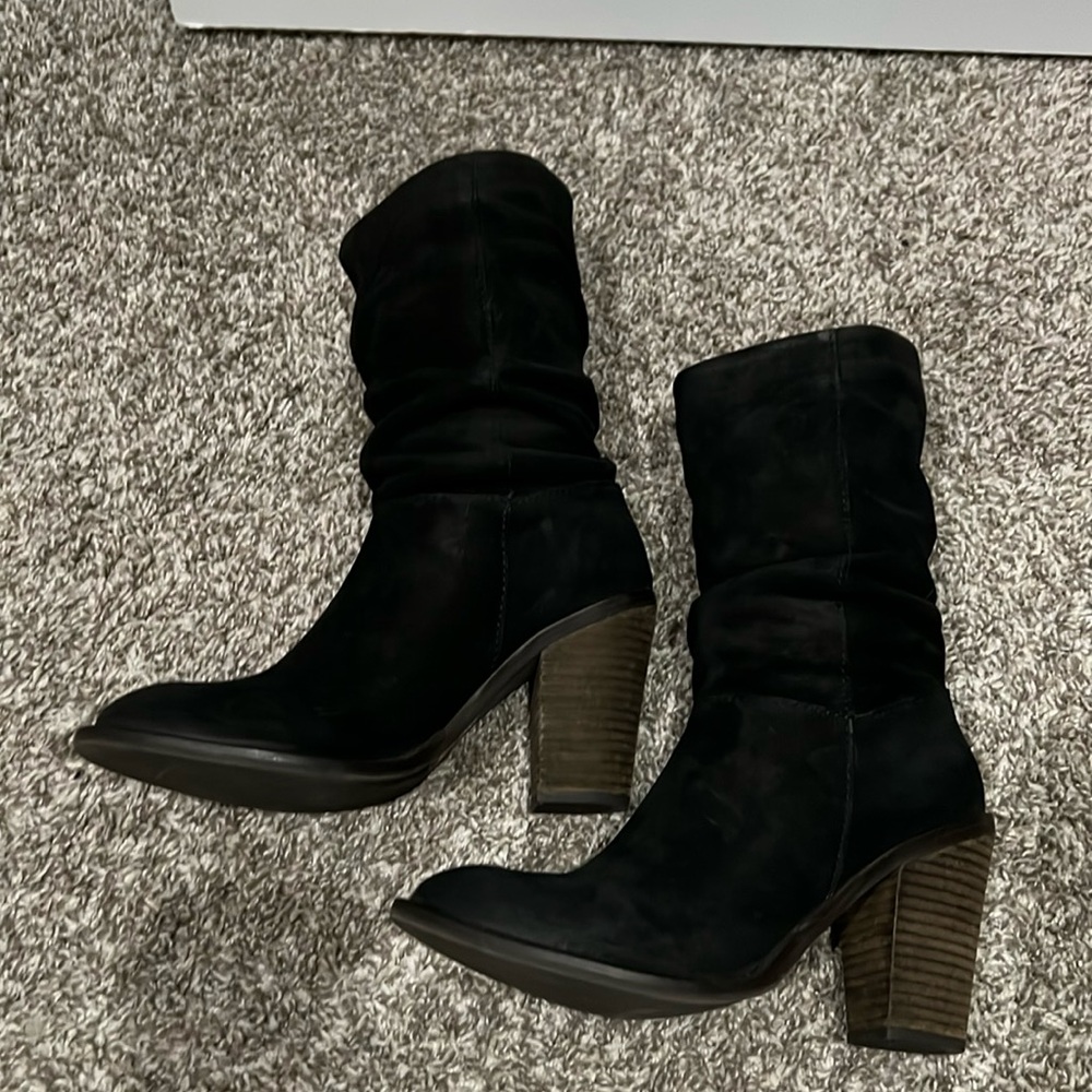 Steven Madden shade black boots